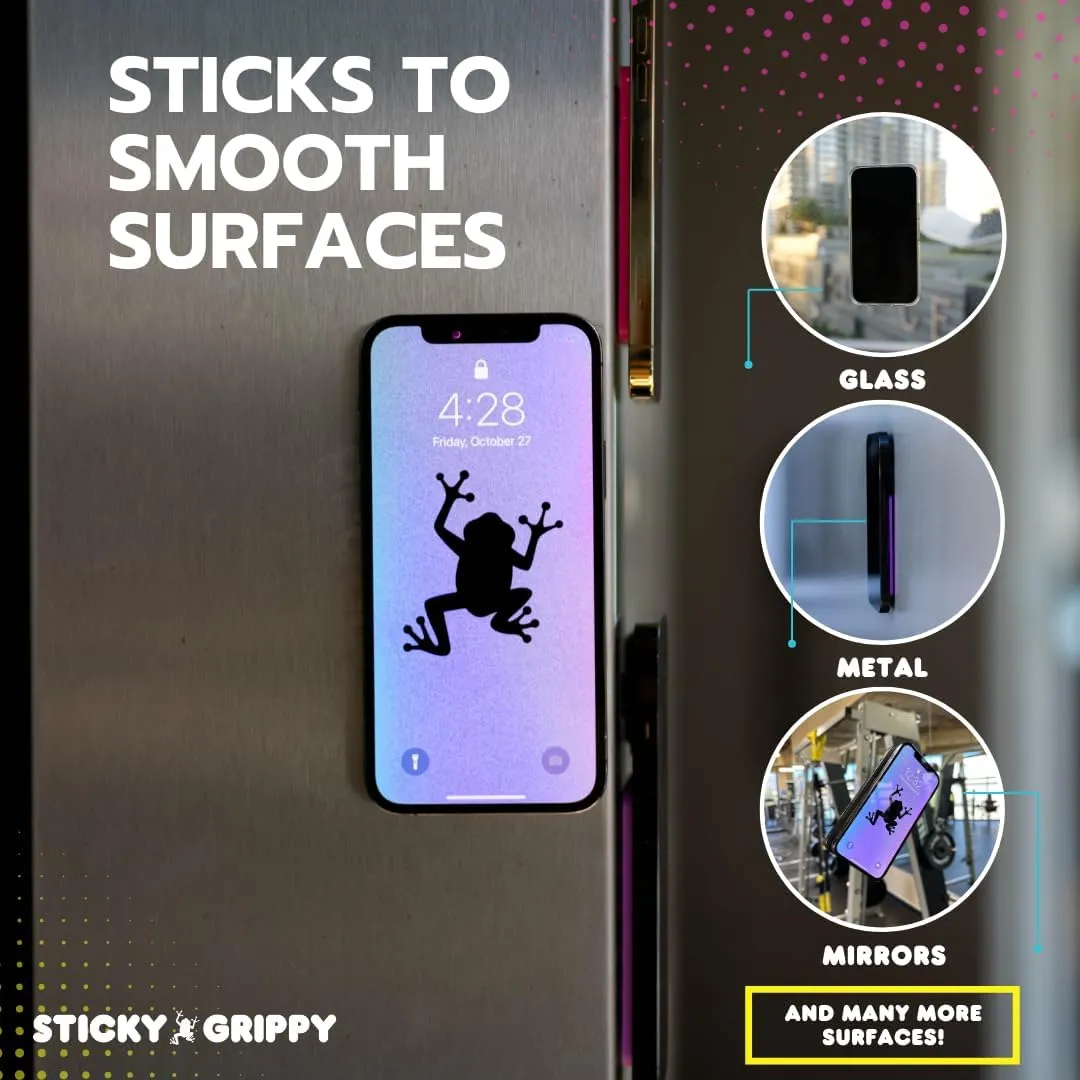Suction Phone Case Mount, Sillicon Adhesive Phone Accessory for iPhone and Android, Hands-Free Fidget Toy Mirror Shower Phone Holder, Tiktok Videos and Selfies (Pink)