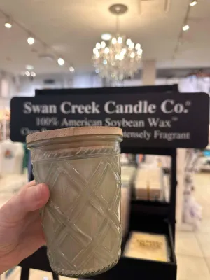 Swan Creek BLUE SAGE & BERGAMOT Timeless Jar Candle