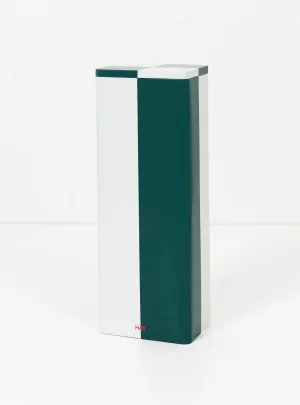 Tin Container Slim Green/White