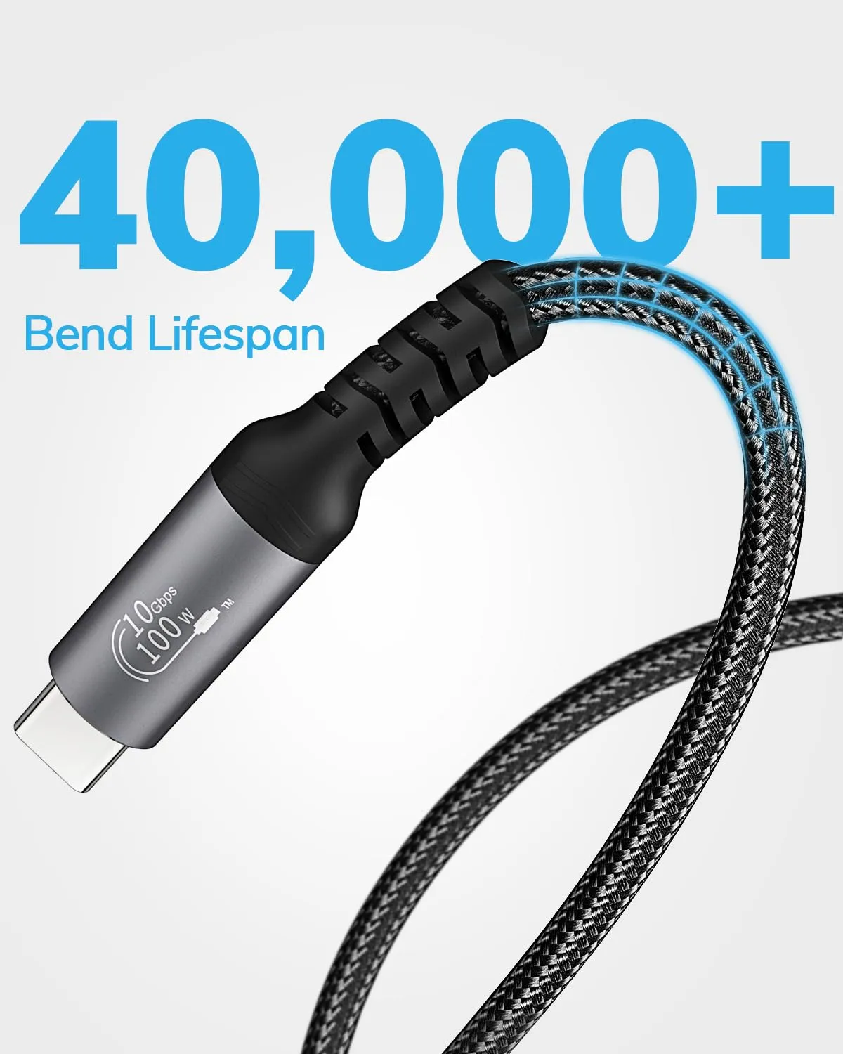 USB C Extension Cable 20FT - 10Gbps Data Transfer, 100W Fast Charging, 4K Video Support, Compatible with MacBook Air M2 Pro, iPad Pro, iPhone 16 Series, and More