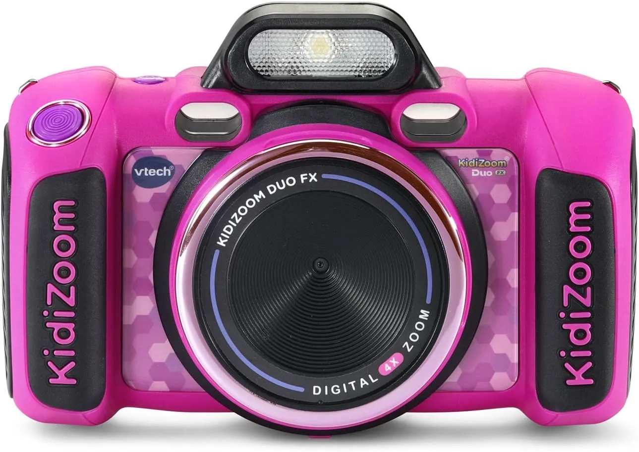 VTech KidiZoom Duo Camera FX Kids Digital Dual Cameras, Pink