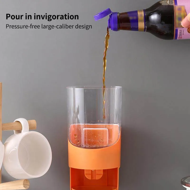 Wall Mounted Kitchen Oil Storage Dispenser